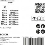 Kit Brocas CYL-9 EXPERT MultiConstruction, 4/5/6/6/8/10/12 mm, 7 unidades ref� 2608900647 BOSCH