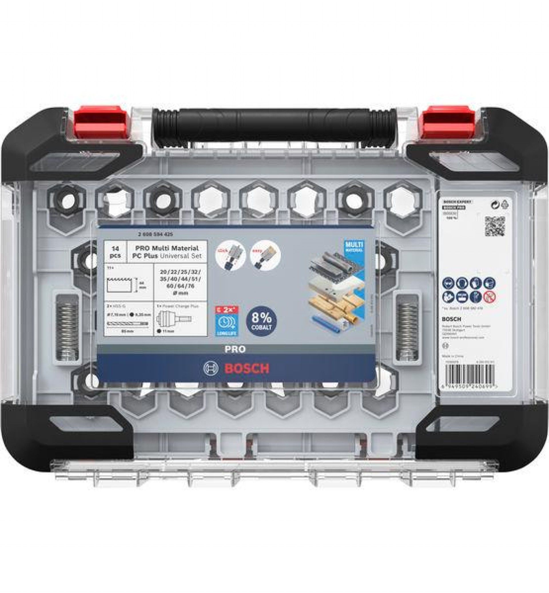 Conjunto de serras cranianas PRO Multi Material PC Plus, 14 unid. refª 2608594425 BOSCH