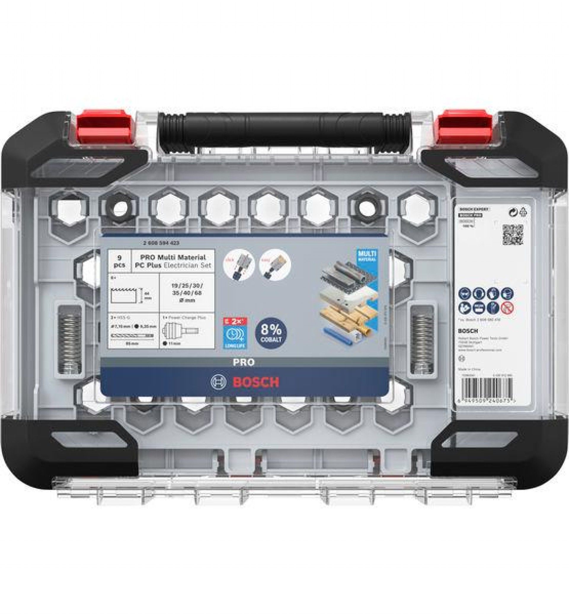 Conjunto de serras cranianas PRO Multi Material PC Plus, 9 unid. refª 2608594423 BOSCH