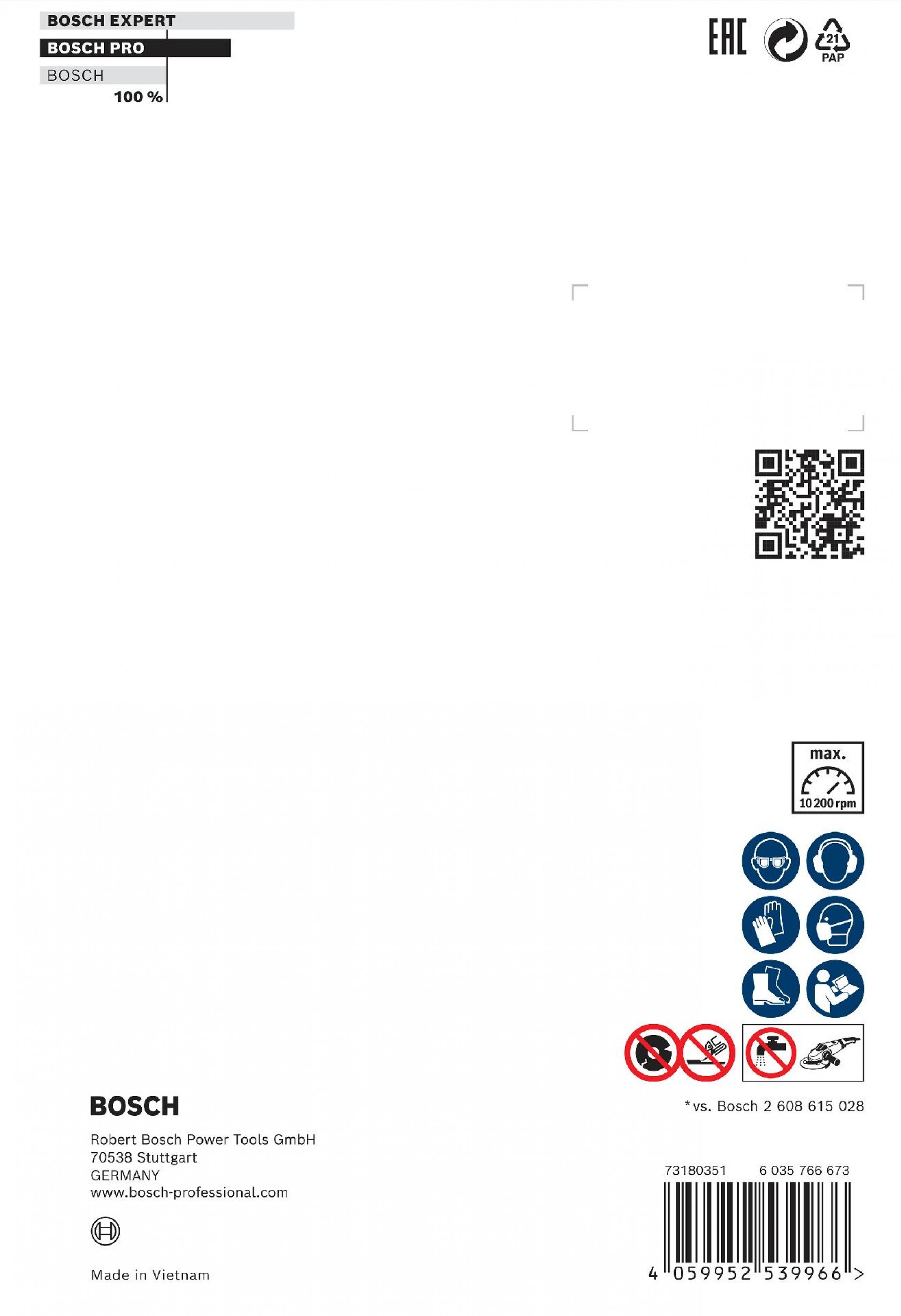 Discos de diamante EXPERT MultiMaterial, 150 x 22,23 x 2,4 x 12 mm refª 2608900661 BOSCH