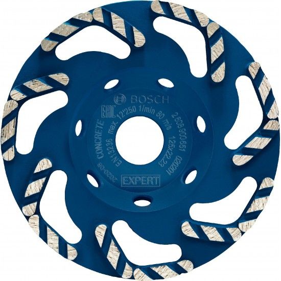 EXPERT Concrete Diamond Grinding Head, 125 x 22,23 x 4,5 mm refª 2608900651 BOSCH EXPERT Concrete Diamond Grinding Head, 125 x 22,23 x 4,5 mm refª 2608900651 BOSCH