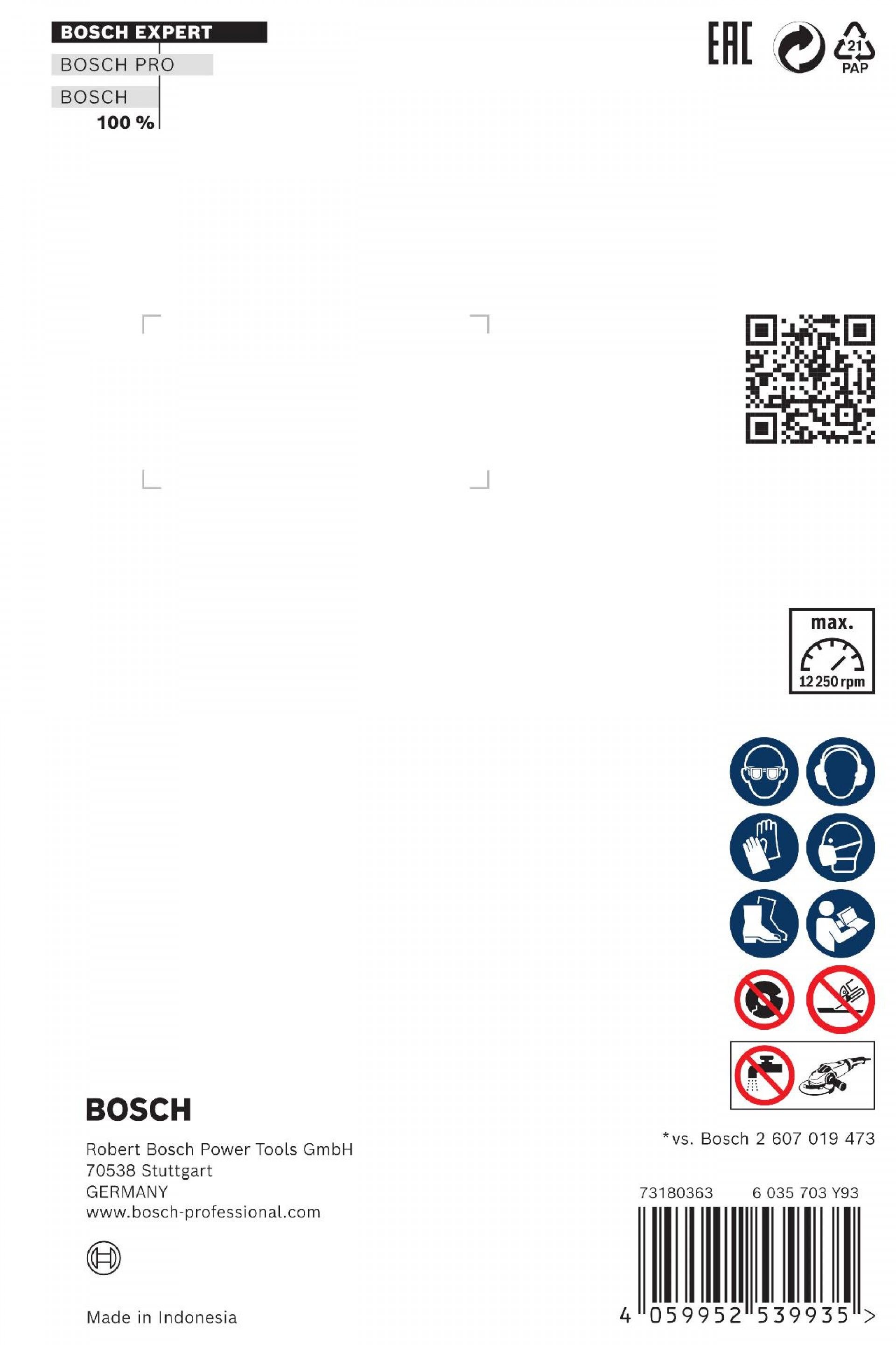 Discos de diamante X-LOCK EXPERT HardCeramic 125 x 22.23 x 1.4 x 10 mm refª 2608900658 BOSCH