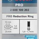 Anel de redu��o para l�mina de serra circular PRO, 25 x 1,2 x 16 mm ref� 2600100202 BOSCH