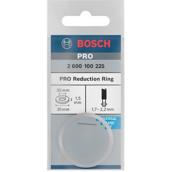 Anel de redu��o para l�mina de serra circular PRO, 35 x 1,5 x 30 mm ref� 2600100225 BOSCH