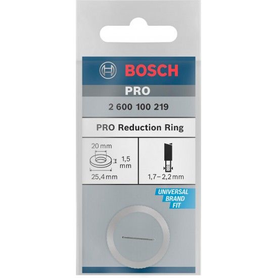 Anel de redu��o para l�mina de serra circular PRO, 25,4 x 1,5 x 20 mm ref� 2600100219 BOSCH