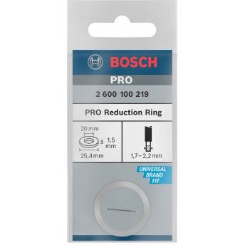 Anel de redução para lâmina de serra circular PRO, 25,4 x 1,5 x 20 mm refª 2600100219 BOSCH Anel de redução para lâmina de serra circular PRO, 25,4 x 1,5 x 20 mm refª 2600100219 BOSCH