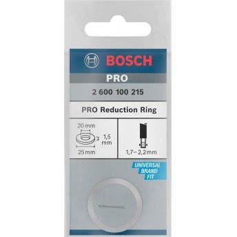 Anel de redu��o para l�mina de serra circular PRO, 25 x 1,5 x 20 mm ref� 2600100215 BOSCH