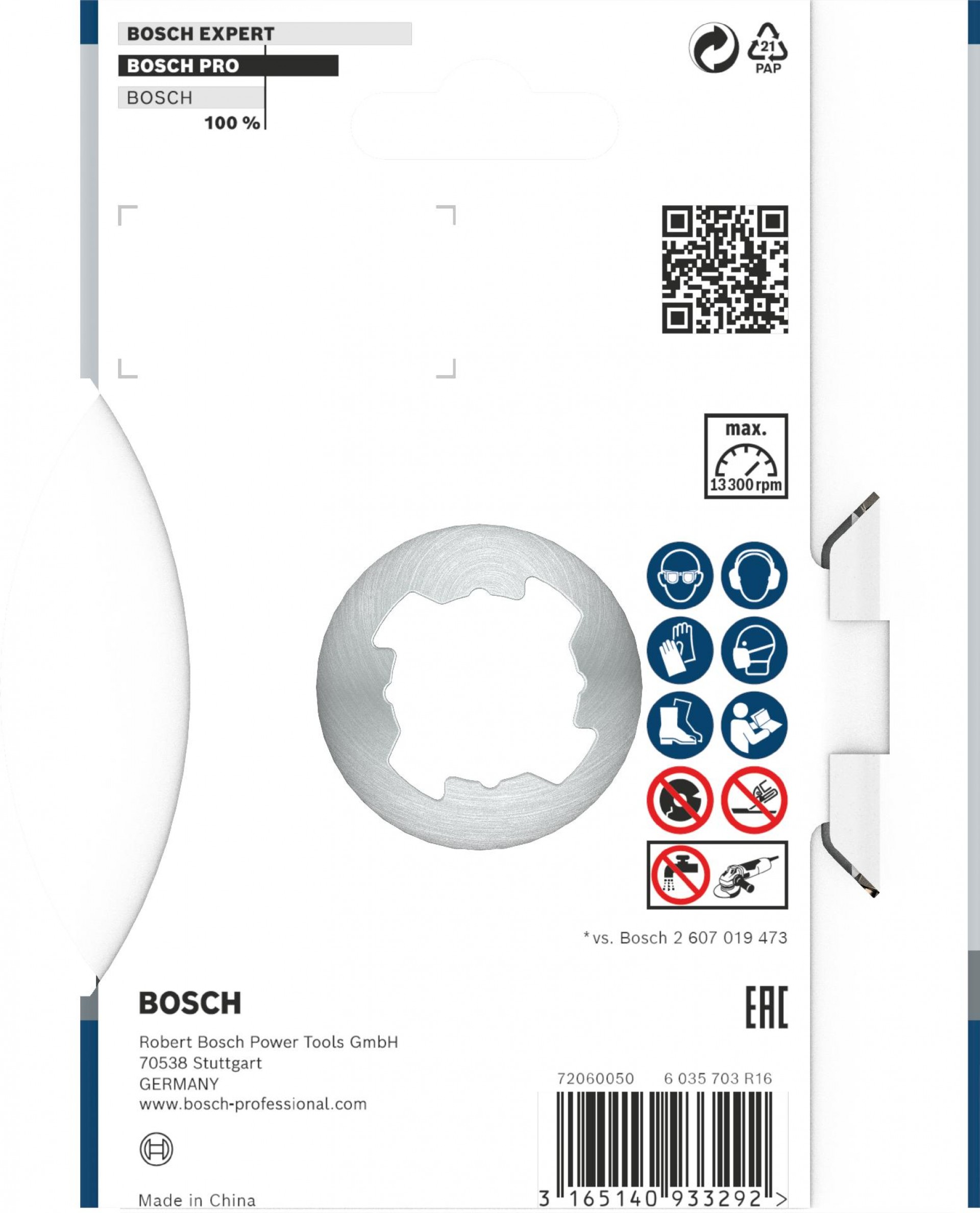 Disco de diamante PRO Ceramic X-Lock, 115 x 22,23 mm, 22,23 mm refª 2608615131 BOSCH