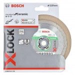 Disco de corte com diamante X-LOCK Standard for Ceramic 110x22,23x1,6x7,5 refª 2608615136 BOSCH Disco de corte com diamante X-LOCK Standard for Ceramic 110x22,23x1,6x7,5 refª 2608615136 BOSCH