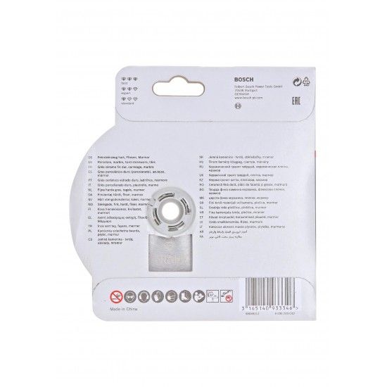 Disco de corte com diamante X-LOCK Standard for Ceramic 110x22,23x1,6x7,5 refª 2608615136 BOSCH Disco de corte com diamante X-LOCK Standard for Ceramic 110x22,23x1,6x7,5 refª 2608615136 BOSCH