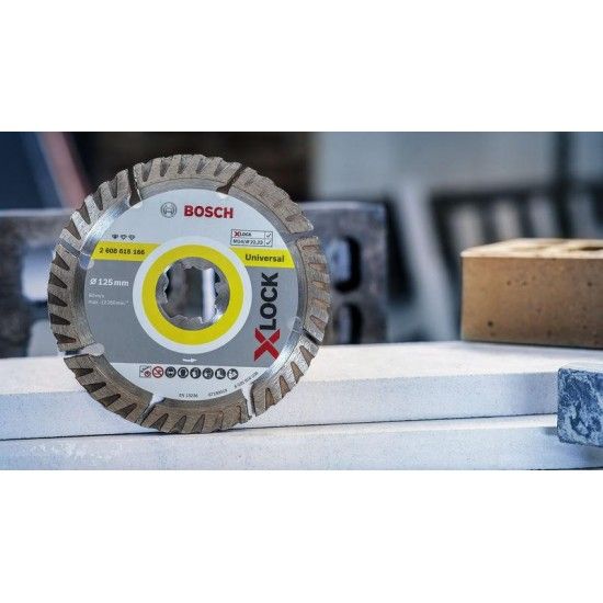 Disco de diamante PRO Multi Material X-Lock, 115 x 22,23 mm, 22,23 mm ref 2608615165 BOSCH