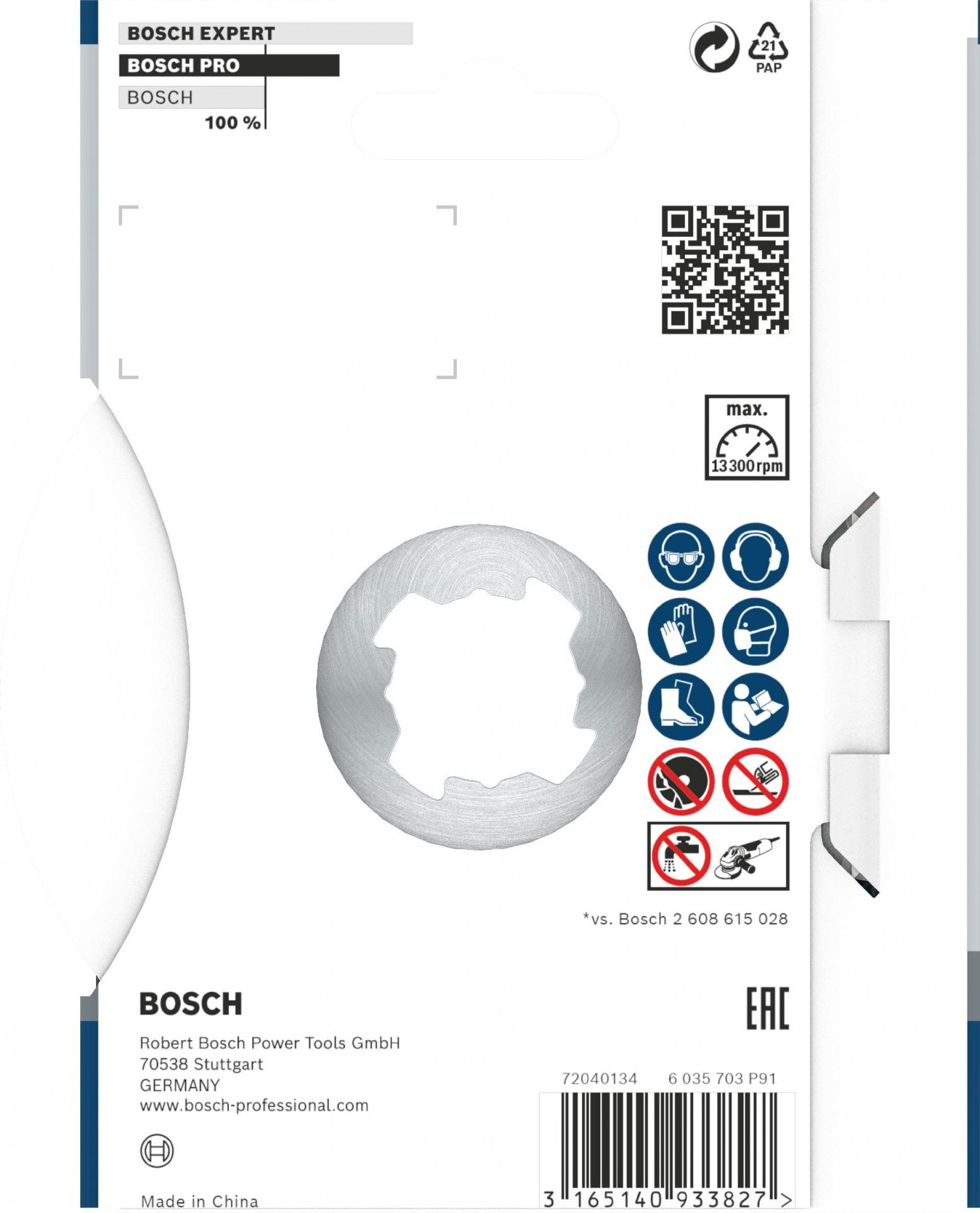 Disco de diamante PRO Multi Material X-Lock, 115 x 22,23 mm, 22,23 mm refª 2608615165 BOSCH