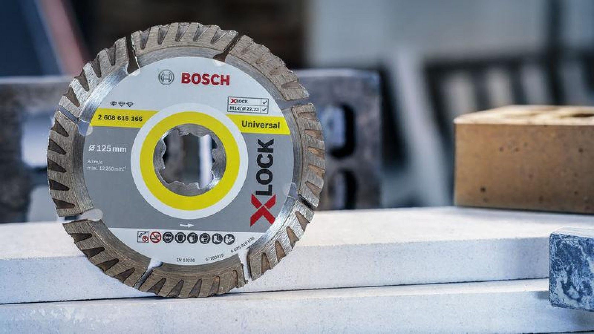 Disco de diamante PRO Multi Material X-Lock, 115 x 22,23 mm, 22,23 mm refª 2608615165 BOSCH