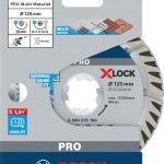 Disco de diamante PRO Multi Material X-Lock, 125 x 22,23 mm, 22,23 mm refª 2608615166 BOSCH Disco de diamante PRO Multi Material X-Lock, 125 x 22,23 mm, 22,23 mm refª 2608615166 BOSCH