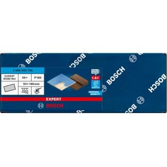 Rede de lixa EXPERT M480 para lixadeiras orbitais, 93 x 186 mm, G 180, 50 unidades ref� 2608900756 B