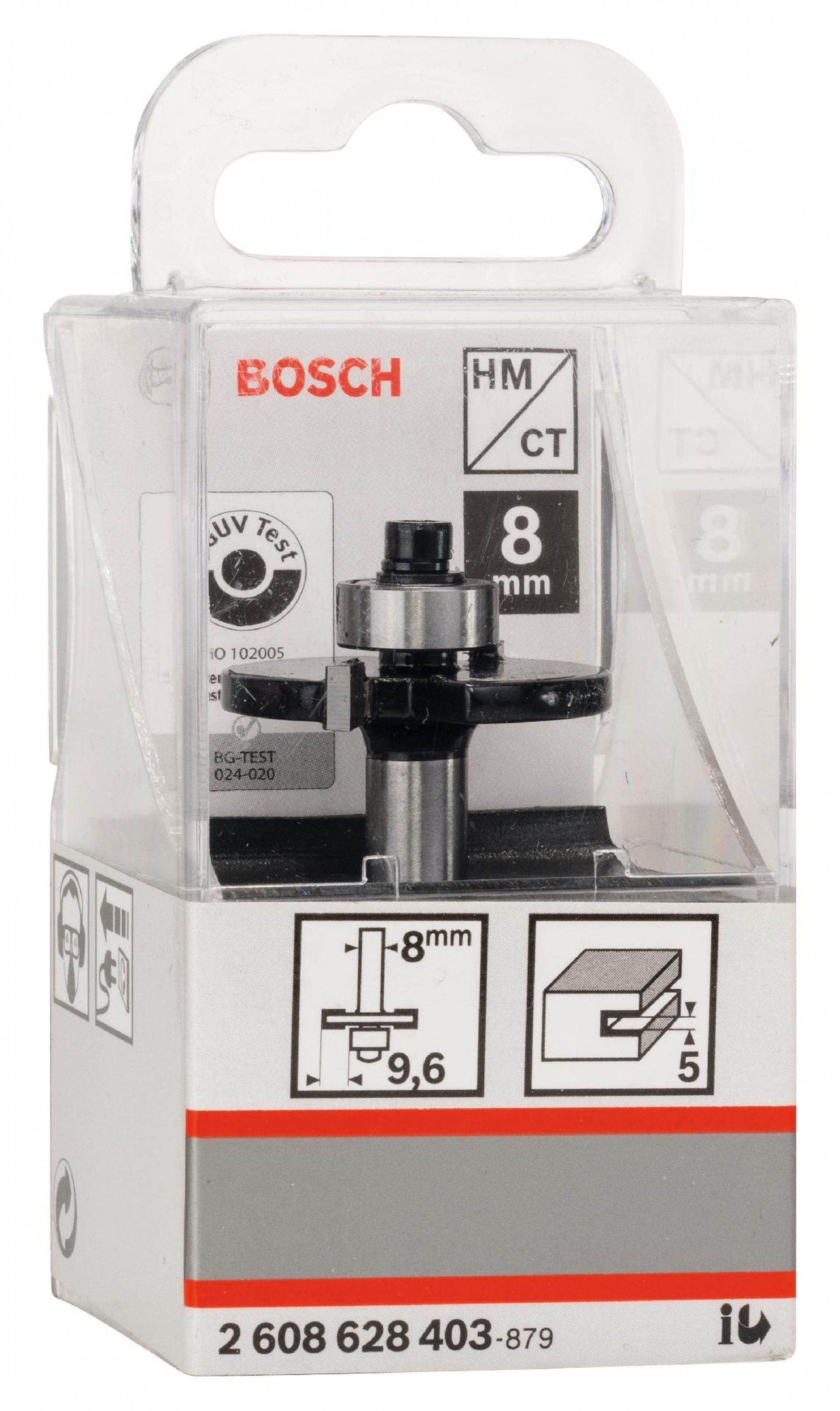 Fresa Bit Slotting, L 5, Shank 8 mm refª 2608628403 BOSCH