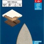 Rede de lixa EXPERT M480 para multilixadeiras, 100 x 150 mm, G 100, 10 unidades ref� 2608900726 BOSC