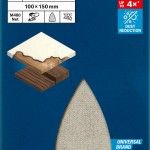 Rede de lixa EXPERT M480 para multilixadeiras, 100 x 150 mm, G 100, 10 unidades ref� 2608900726 BOSC
