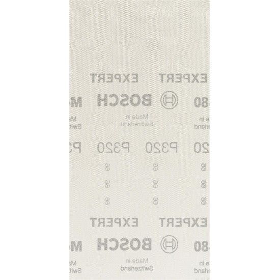 Rede de lixa EXPERT M480 para lixadeiras orbitais, 115 x 230 mm, G 320, 50 unidades refª 2608900774 Rede de lixa EXPERT M480 para lixadeiras orbitais, 115 x 230 mm, G 320, 50 unidades refª 2608900774