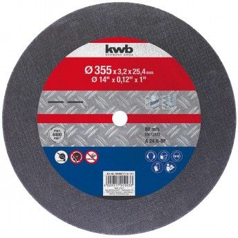 Disco corte metaL 355x3x25.4mm ref 49791993 Kwb