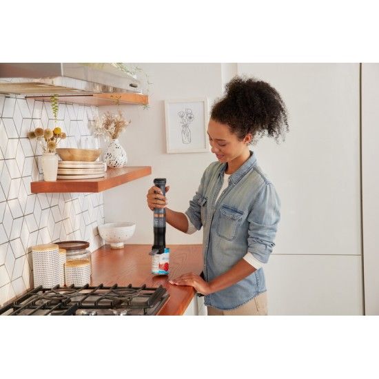 Kit varinha mágica c/ 6 acessórios 7.2v cinza refª BCKM1016KSG-QW BlacK Decker Kit varinha mágica c/ 6 acessórios 7.2v cinza refª BCKM1016KSG-QW BlacK Decker