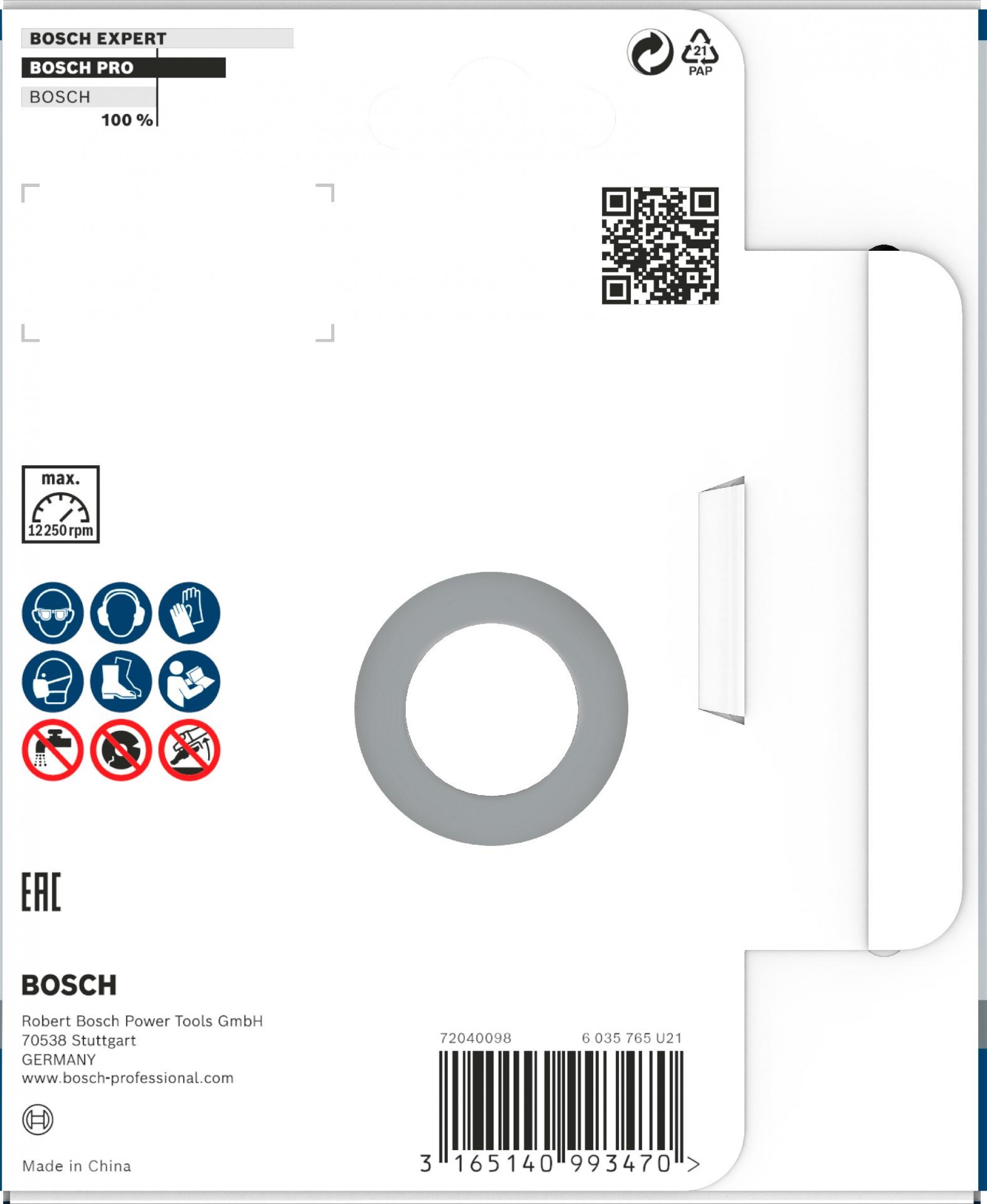 Mó PRO Concrete, 50 x 125 mm, 22,23 mm refª 2608601762 BOSCH