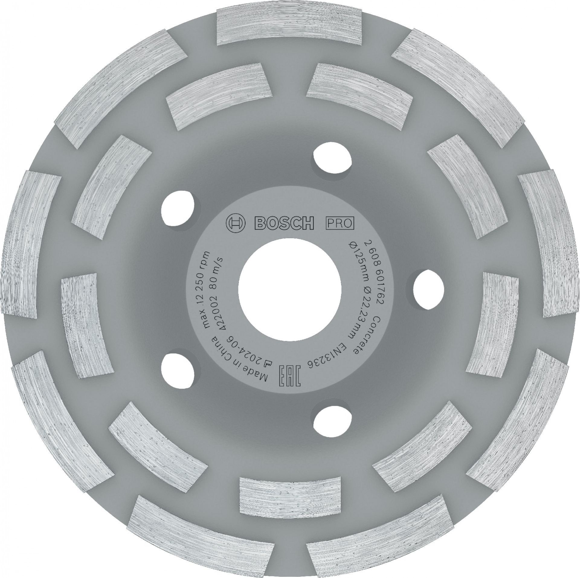 Mó PRO Concrete, 50 x 125 mm, 22,23 mm refª 2608601762 BOSCH