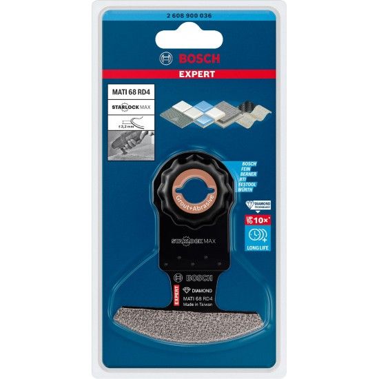L�mina MATI 68 RD4 EXPERT Corner Blade, 68 x 30 mm ref� 2608900036 BOSCH