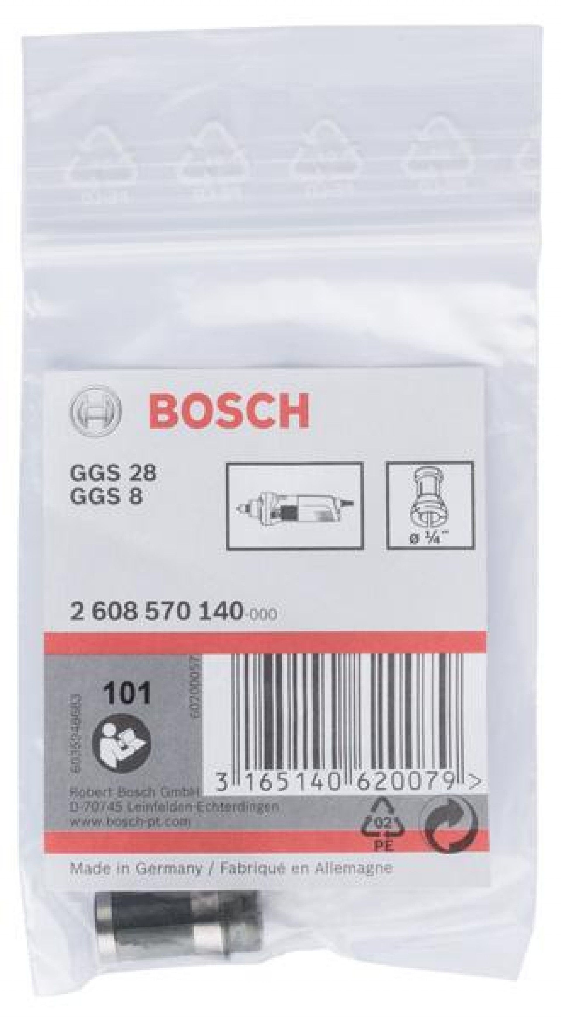 Pinça de aperto sem porca de aperto refª 2608570140 BOSCH