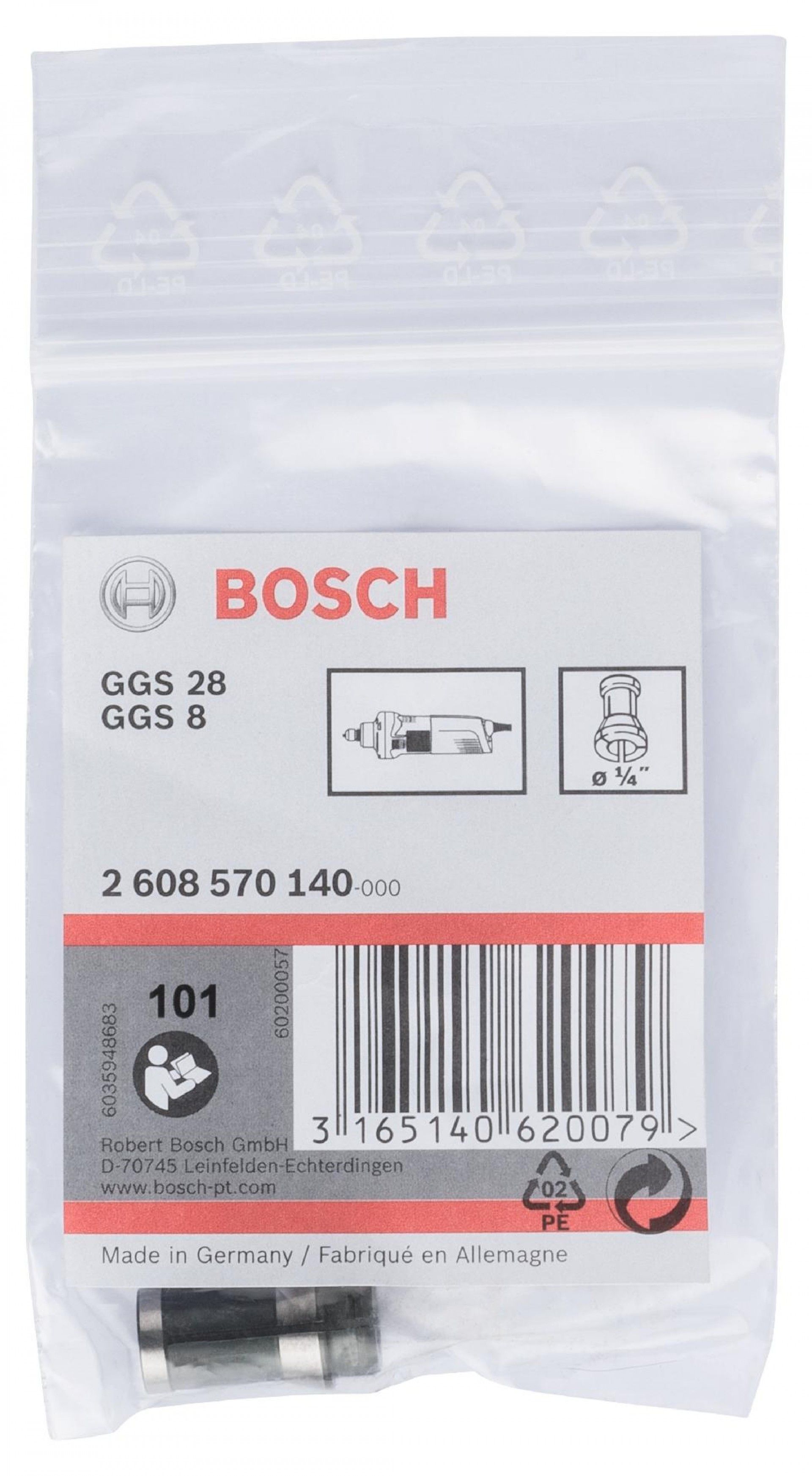 Pinça de aperto sem porca de aperto refª 2608570140 BOSCH