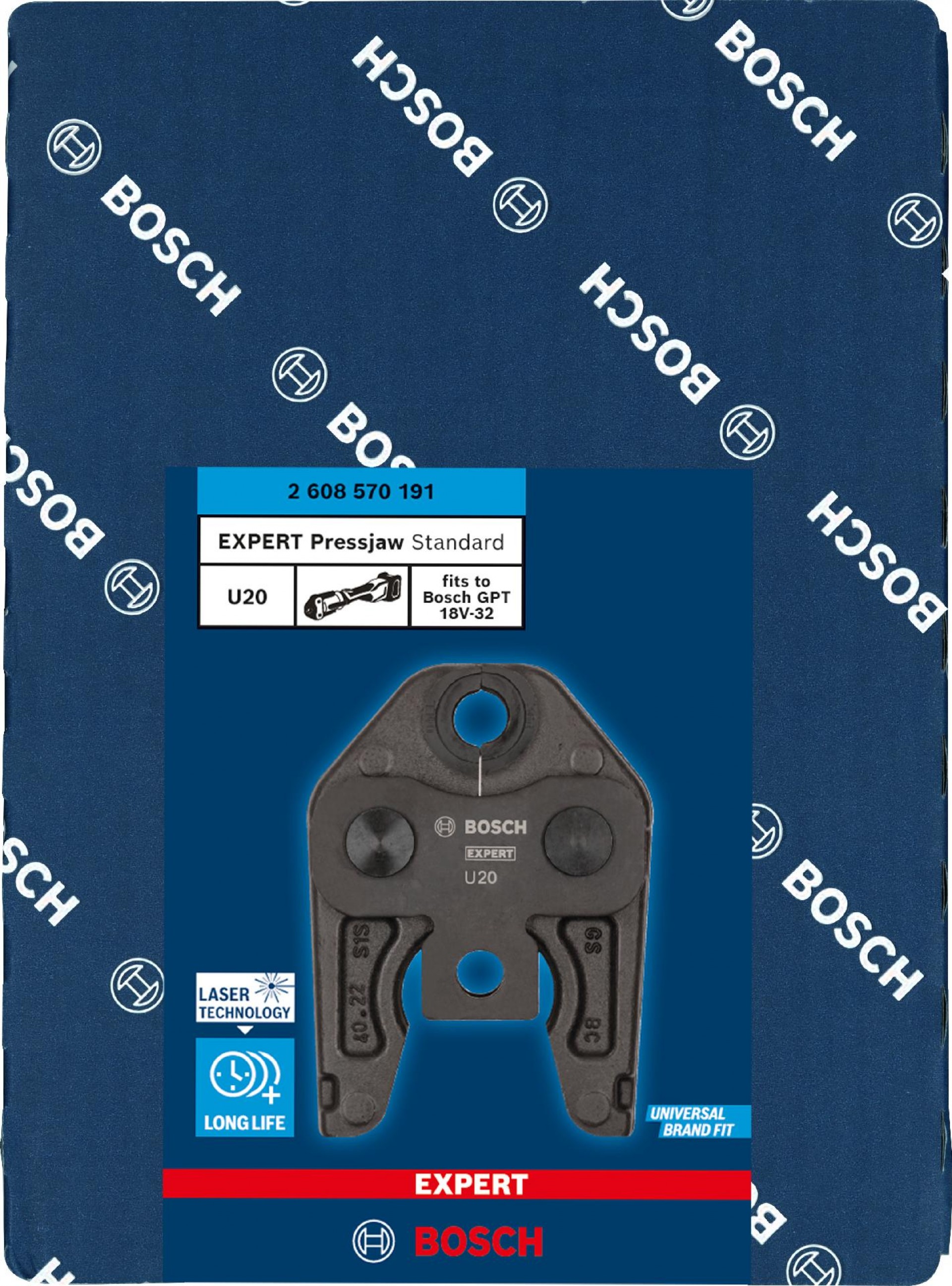 EXPERT Press Jaw Standard, U20 refª 2608570191 BOSCH