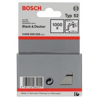 Agrafo de arame direito, tipo 52 ref� 2609200205 BOSCH