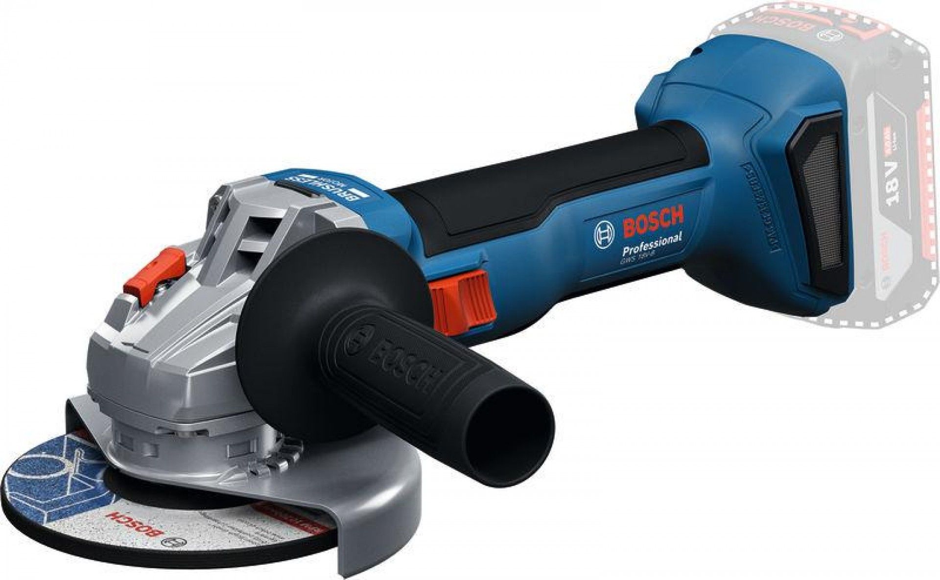 Rebarbadoras sem fio GWS 18V-8 Professional refª 06019N9001 BOSCH