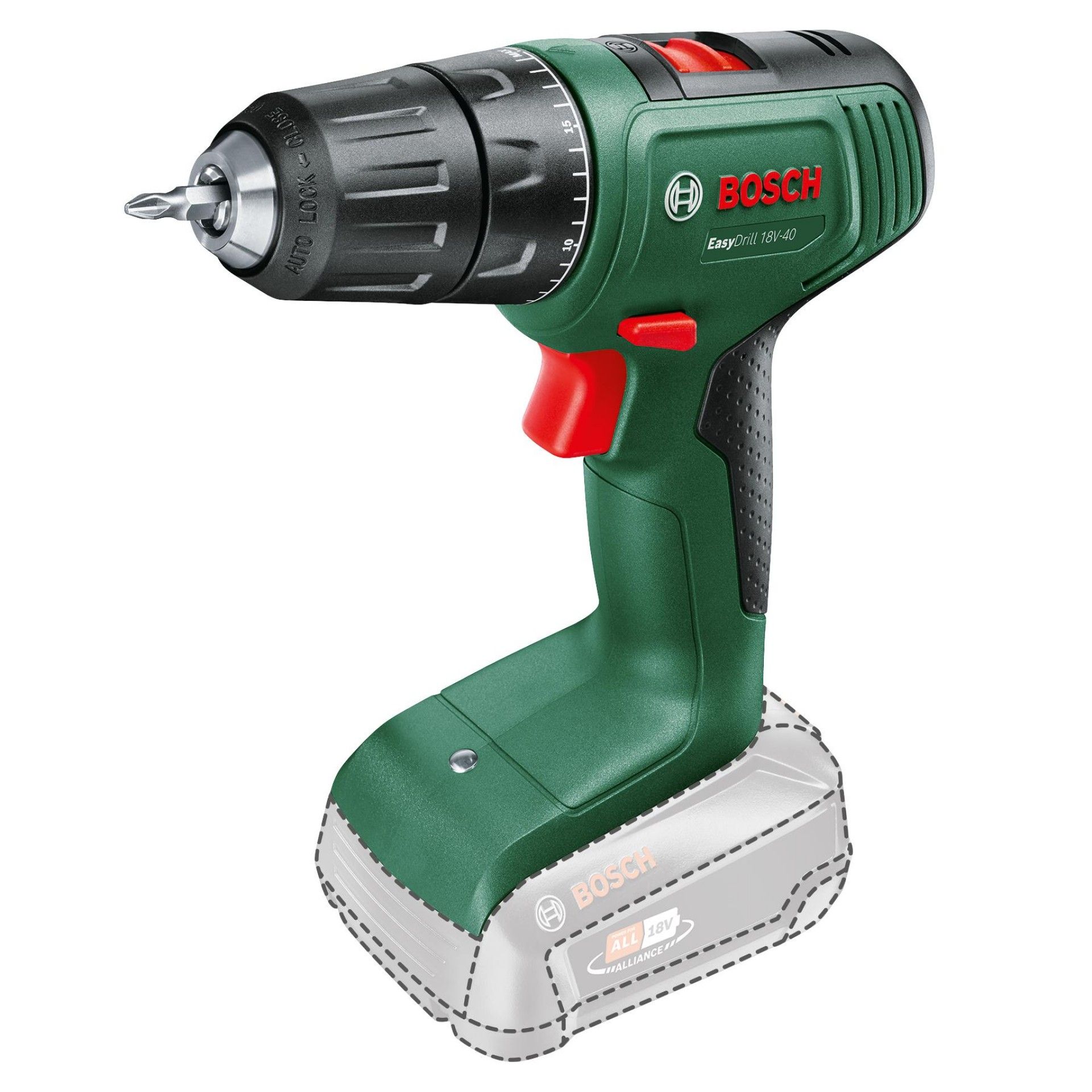 Aparafusadora sem fio EasyDrill 18V-40 refª 06039D8000 BOSCH