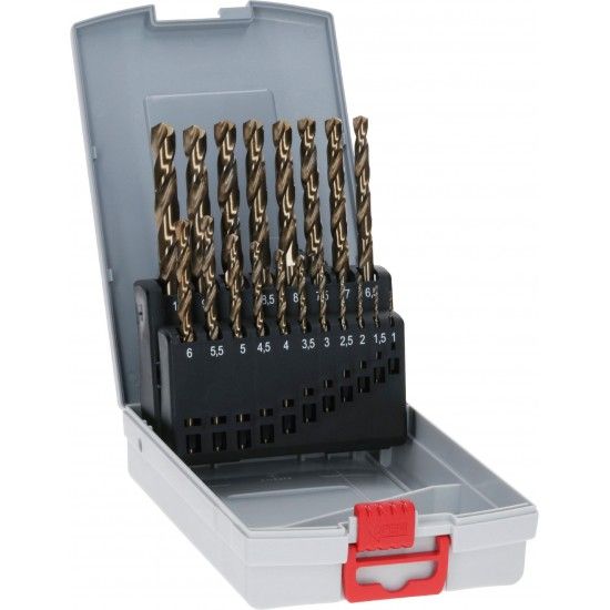 Kit Brocas para metal PRO Stainless Steel HSS-Co, 19 unid. ref� 2608587014 BOSCH