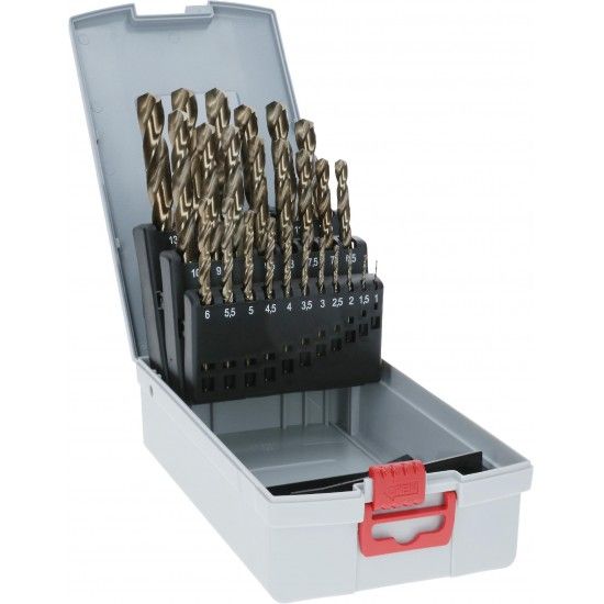 Kit Brocas para metal PRO Stainless Steel HSS-Co, 25 unid. refª 2608587018 BOSCH Kit Brocas para metal PRO Stainless Steel HSS-Co, 25 unid. refª 2608587018 BOSCH