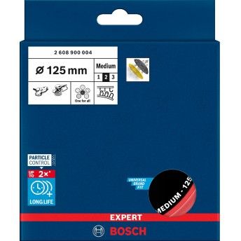 Prato de lixa EXPERT Multihole Universal, 125mm, médio refª 2608900004 BOSCH Prato de lixa EXPERT Multihole Universal, 125mm, médio refª 2608900004 BOSCH