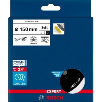 Prato de lixa EXPERT Multihole Universal, 150mm, macio ref� 2608900006 BOSCH