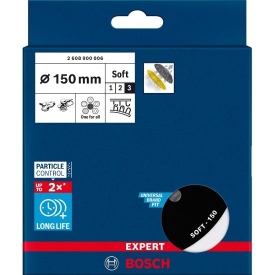 Prato de lixa EXPERT Multihole Universal, 150mm, macio ref� 2608900006 BOSCH