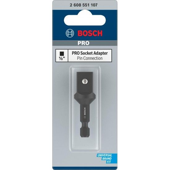 Adaptador  sextavado para  quadrado, 1/2", 50 mm ref 2608551107 BOSCH