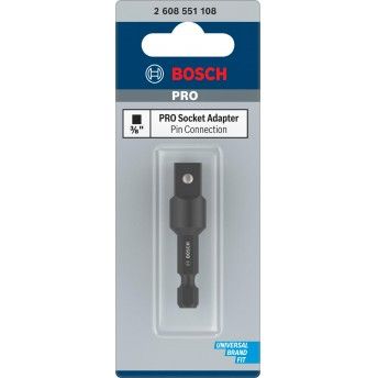 Adaptador  sextavado para 3/8 quadrado, 50 mm ref 2608551108 BOSCH