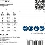 Kit Brocas para martelo EXPERT SDS plus-7X, 6/6/8/8/10 mm, 5 unidades ref� 2608900198 BOSCH