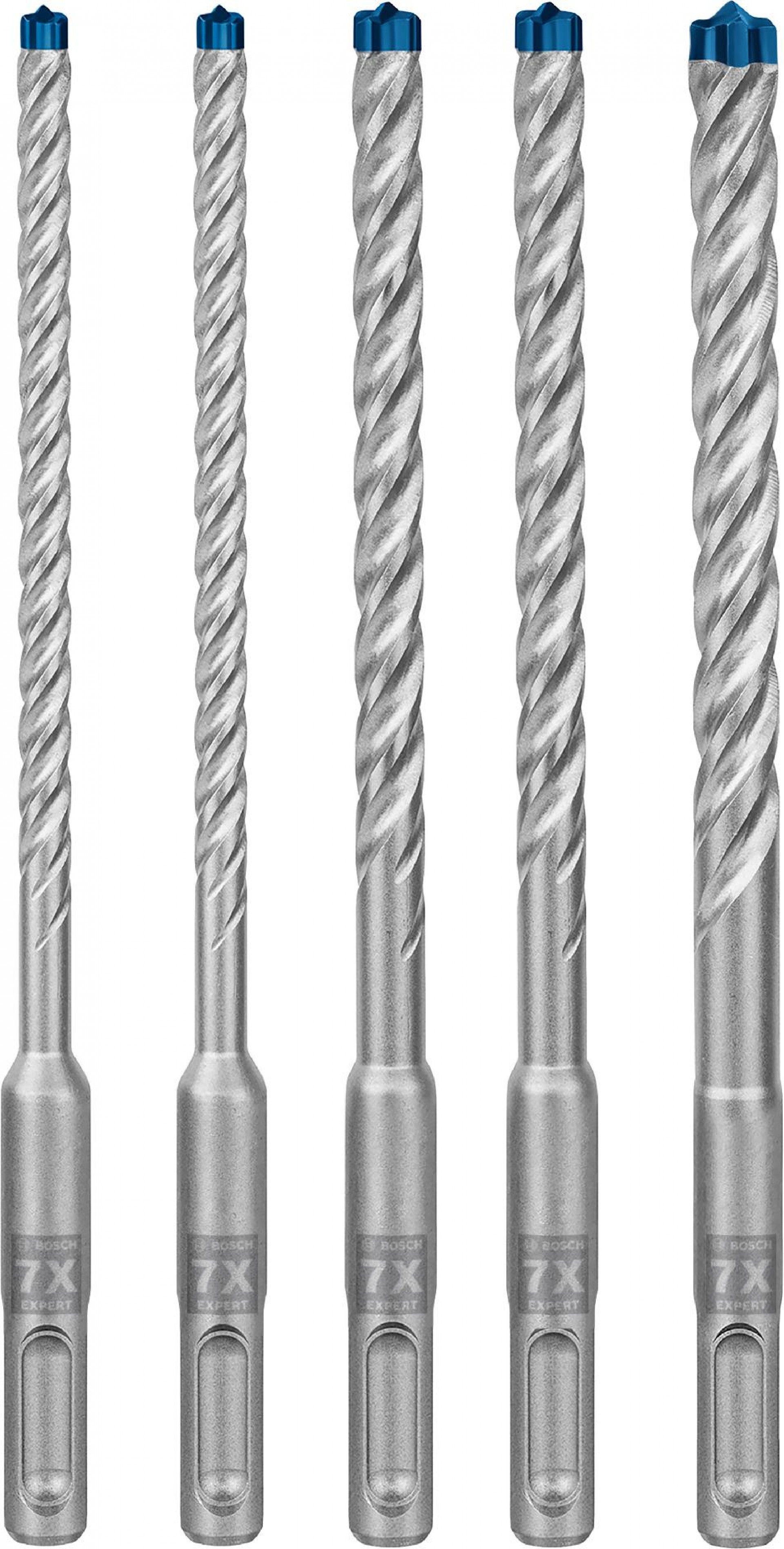 Kit Brocas para martelo EXPERT SDS plus-7X, 6/6/8/8/10 mm, 5 unidades refª 2608900198 BOSCH