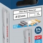 Serra craniana PRO Multi Material, 22 mm, roscada refª 2608901496 BOSCH Serra craniana PRO Multi Material, 22 mm, roscada refª 2608901496 BOSCH