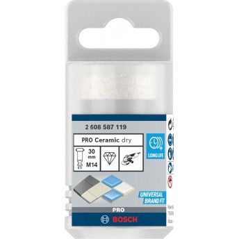 Coroa de furar para seco PRO Ceramic dry, 30x35x22,23mm ref� 2608587119 BOSCH