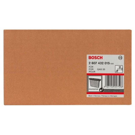 Filtro de pregas de poliéster refª 2607432015 BOSCH Filtro de pregas de poliéster refª 2607432015 BOSCH