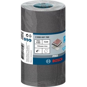 Rolo de lixa PRO C355, 115 mm, 5 m, G240 ref� 2608607788 BOSCH