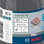 Rolo de lixa PRO C355, 93 mm, 5 m, G180 ref� 2608607773 BOSCH