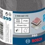 Rolo de lixa PRO C355, 93 mm, 5 m, G120 ref� 2608607772 BOSCH