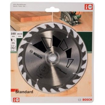 Disco STANDARDD= 160 mm; orifício= 20 mm; de= 24 refª 2609256810 BOSCH Disco STANDARDD= 160 mm; orifício= 20 mm; de= 24 refª 2609256810 BOSCH